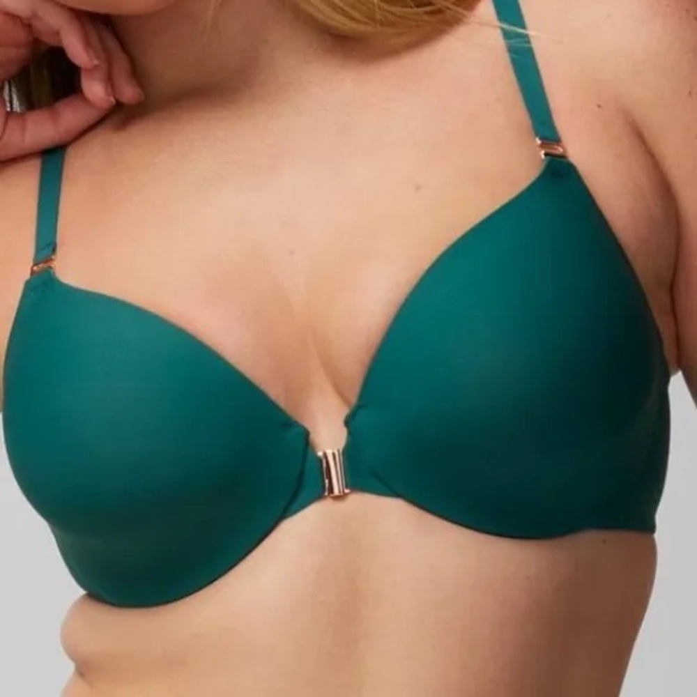 NWT Soma 36D Dark Forest Bodify Perfect Coverage Front-Closure Bra